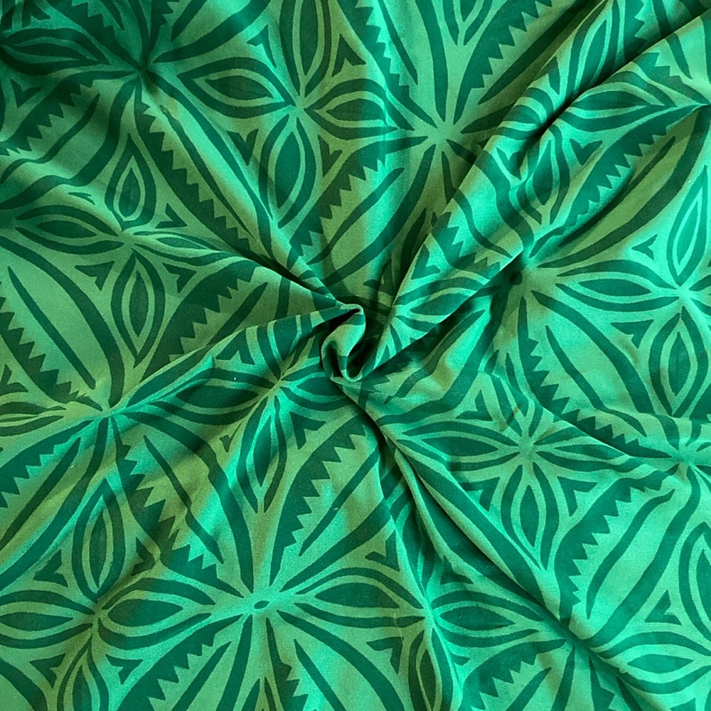 4way stretch handprinted fabric, 2 yds